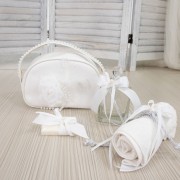 Οικονομικό Πακέτο Κορίτσι Makis Tselios 161 Δερμάτινη Βαλίτσα White