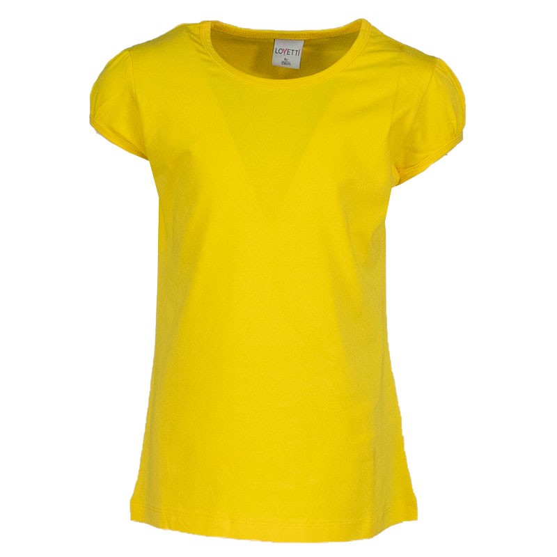 Μπλουζα basic lovetti 31004 (1-12 ετων) κιτρινη