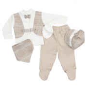 Βρεφικό σετ 5τμχ αγόρι 5125(0-3 μηνών)