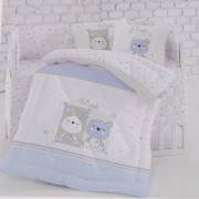 Σετ Βρεφικού Κρεβατιου Happy Rabbit Blue 905325