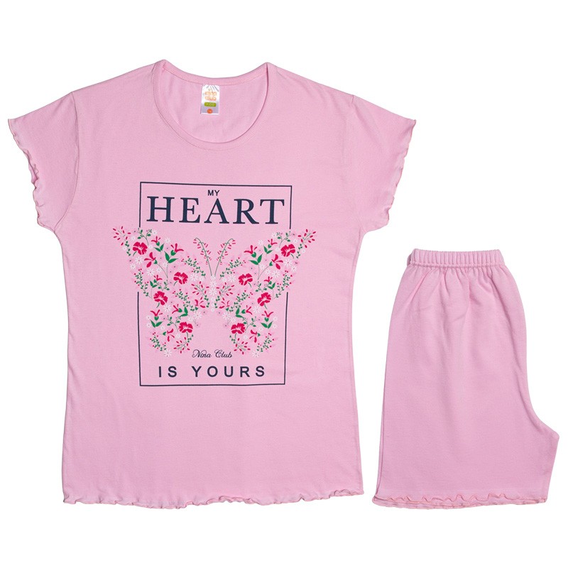 Πυτζάμα 530 κορίτσι Heart (12-16 ετών)