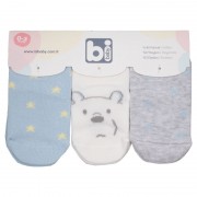 Βρεφικές κάλτσες 3τμχ 68335 bear (one size)