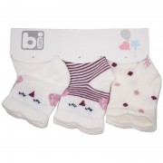 Βρεφικές κάλτσες 3τμχ 68332 owls (one size)