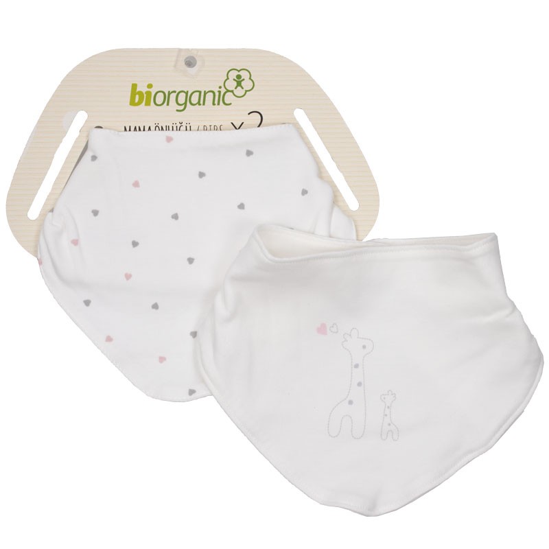 Τρίγωνη σαλιάρα 75108 giraffe (38x17εκ.)