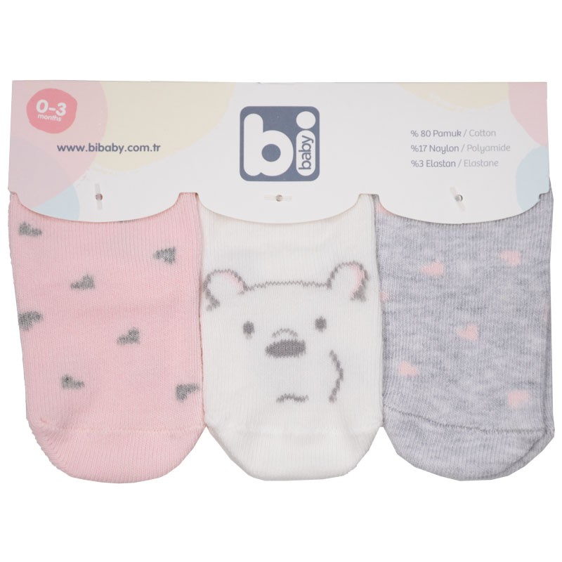 Βρεφικές κάλτσες 3τμχ 68335 bear (one size)