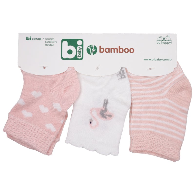 Βρεφικές κάλτσες 3τμχ 68135 flamingo (one size)