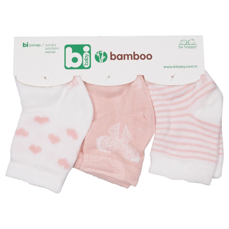 Βρεφικές κάλτσες 3τμχ 68133 bow (one size)