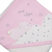 Μπουρνουζοπετσέτα  διπλή 933 good night  (80χ90 εκ.)