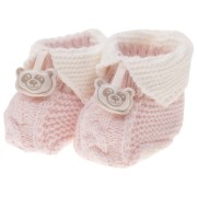 Βρεφικά πλεκτά παπουτσάκια 3301 newborn (one size)