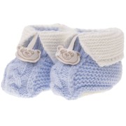 Βρεφικά πλεκτά παπουτσάκια 3301 newborn (one size)