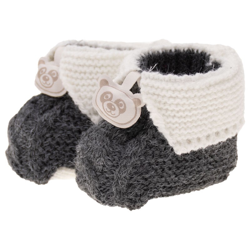 Βρεφικά πλεκτά παπουτσάκια 3301 newborn (one size)