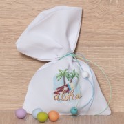 Χειροποίητη Μπομπονιέρα Aloha 6024 Πουγκί
