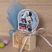 Μπομπονιέρα βάπτισης ημερολόγιο 6025 Mickey