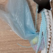 Χειροποίητη Μπομπονιέρα αστέρι plexi glass 5987 Κρεμαστή