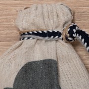 Χειροποίητη Μπομπονιέρα Little Man 6032 Πουγκί