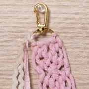 Χειροποίητη Μπομπονιέρα μπρελόκ macrame 5972 