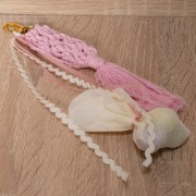 Χειροποίητη Μπομπονιέρα μπρελόκ macrame 5972 