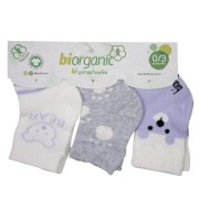 Βρεφικές κάλτσες 68411 3τμχ biorganic