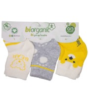 Βρεφικές κάλτσες 68411 3τμχ biorganic_0