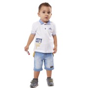 Hashtag 238615 Σετ με τζιν βερμούδα  6-24 μηνών