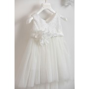 Piccolino Vera ivory DR23S112 Φόρεμα Βάπτισης 2 τμχ