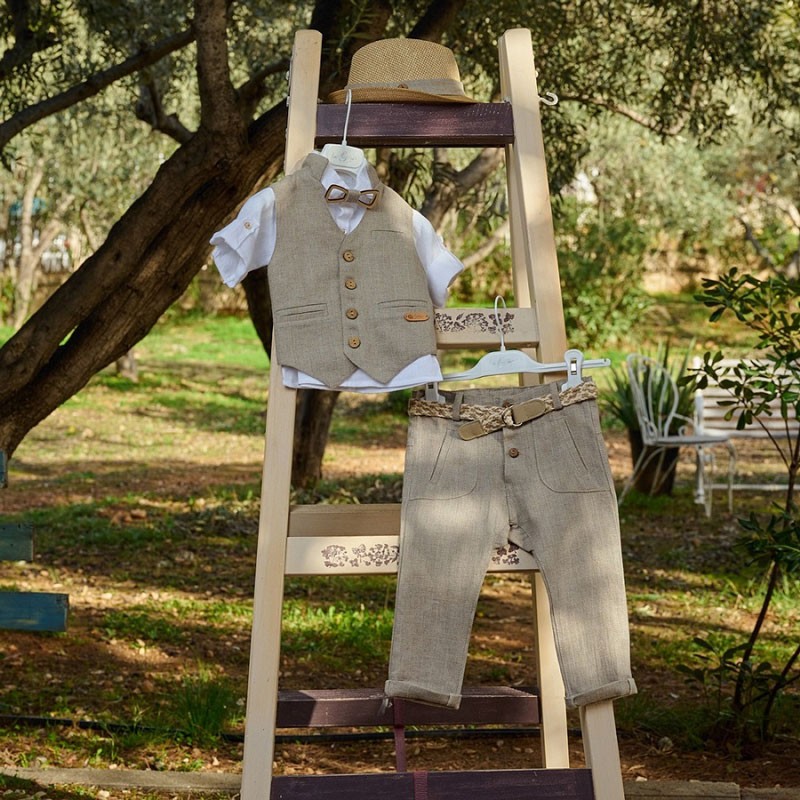 La Christine 23a508 Κοστούμι Βάπτισης  6 τμχ