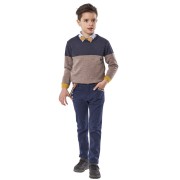 Hashtag 239819 Σύνολο με μπλούζα πλεκτή 1-6