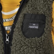 Hashtag 227810 Σετ φόρμα 3τ.μ.χ με φλις αμάνικο μπουφάν 1-6