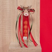Χειροποίητη μπομπονιέρα σωλήνας christmas 6129