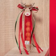 Χειροποίητη μπομπονιέρα σωλήνας christmas 6129