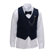 Terry Wear 5510 Κοστούμι Βάπτισης 4τμχ μπλε