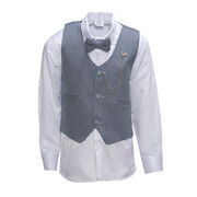 Terry Wear 5509 Κοστούμι Βάπτισης 4τμχ γκρι