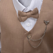 Terry Wear 5588 Κοστούμι Βάπτισης 4τμχ μπεζ