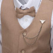 Terry Wear 5588 Κοστούμι Βάπτισης 4τμχ μπεζ
