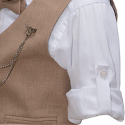Terry Wear 5588 Κοστούμι Βάπτισης 4τμχ μπεζ
