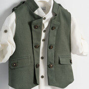 Piccolino Be Fabulous Che Olive BFA24S12 Κοστούμι Βάπτισης 6τμχ
