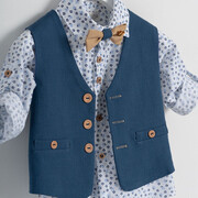 Piccolino Tony Safari AG20S26 Κοστούμι βάπτισης 6τμχ