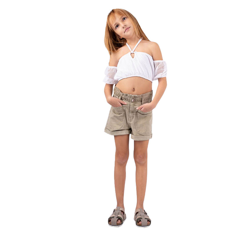 Εβίτα 242118 Μπλούζα crop top 6-16