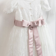 Piccolino Be Fabulous Milena-puce BFG23S06 Φόρεμα βάπτισης 2τμχ