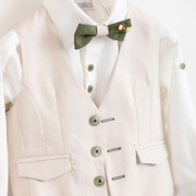Piccolino Frederic Green AG23S56 Κοστούμι βάπτισης 6τμχ