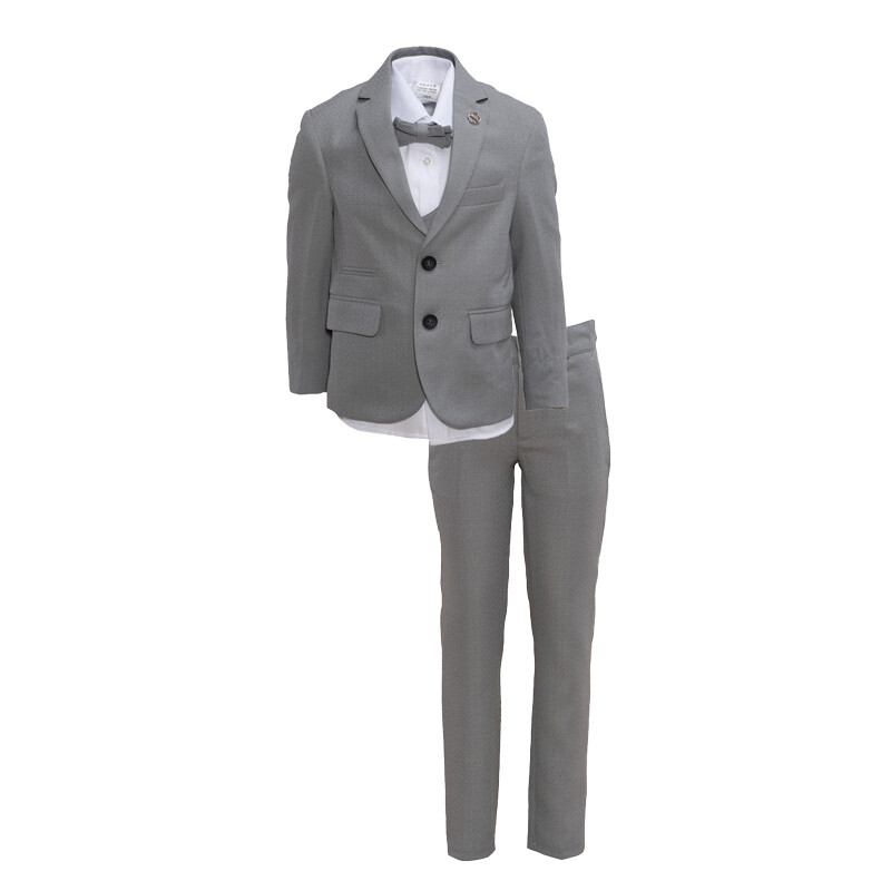 Terry Wear 5796-1 Κοστούμι με σακάκι 5τμχ γκρι