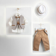 Piccolino Be Fabulous Lucas Safari BFA23S05 Κοστούμι Βάπτισης 6τμχ
