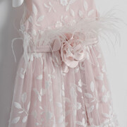 Piccolino Veronica Pink DR24S134 Φόρεμα βάπτισης 2τμχ