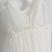Piccolino Margot Ivory DR24S132 Φόρεμα βάπτισης 2τμχ