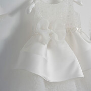 Piccolino Be Fabulous Stephania Ivory BFG24S12 Φόρεμα βάπτισης 2τμχ