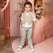 Dolce Bambini 8720 Κοστούμι Βάπτισης 6τμχ