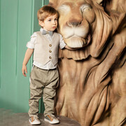Dolce Bambini 8716 Κοστούμι Βάπτισης 6τμχ