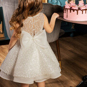 Dolce Bambini 9775-1 Φόρεμα Βάπτισης 2τμχ