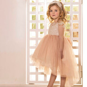 Dolce Bambini 9703-8 Φόρεμα Βάπτισης 2τμχ