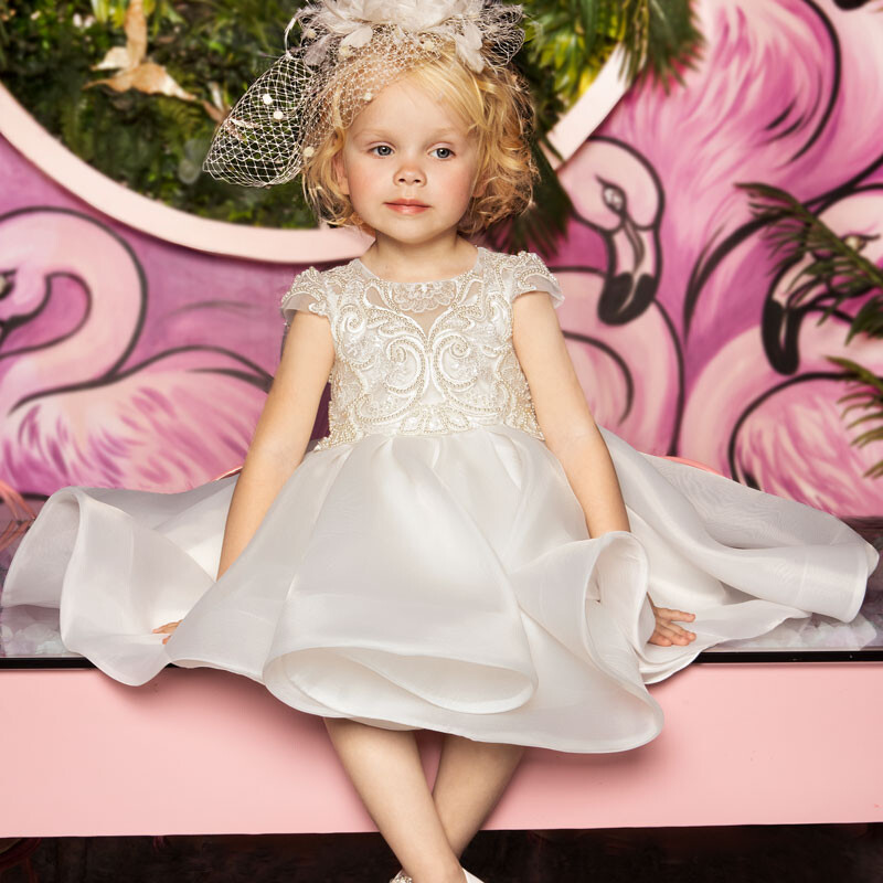 Dolce Bambini 9757-1 Φόρεμα Βάπτισης 2τμχ